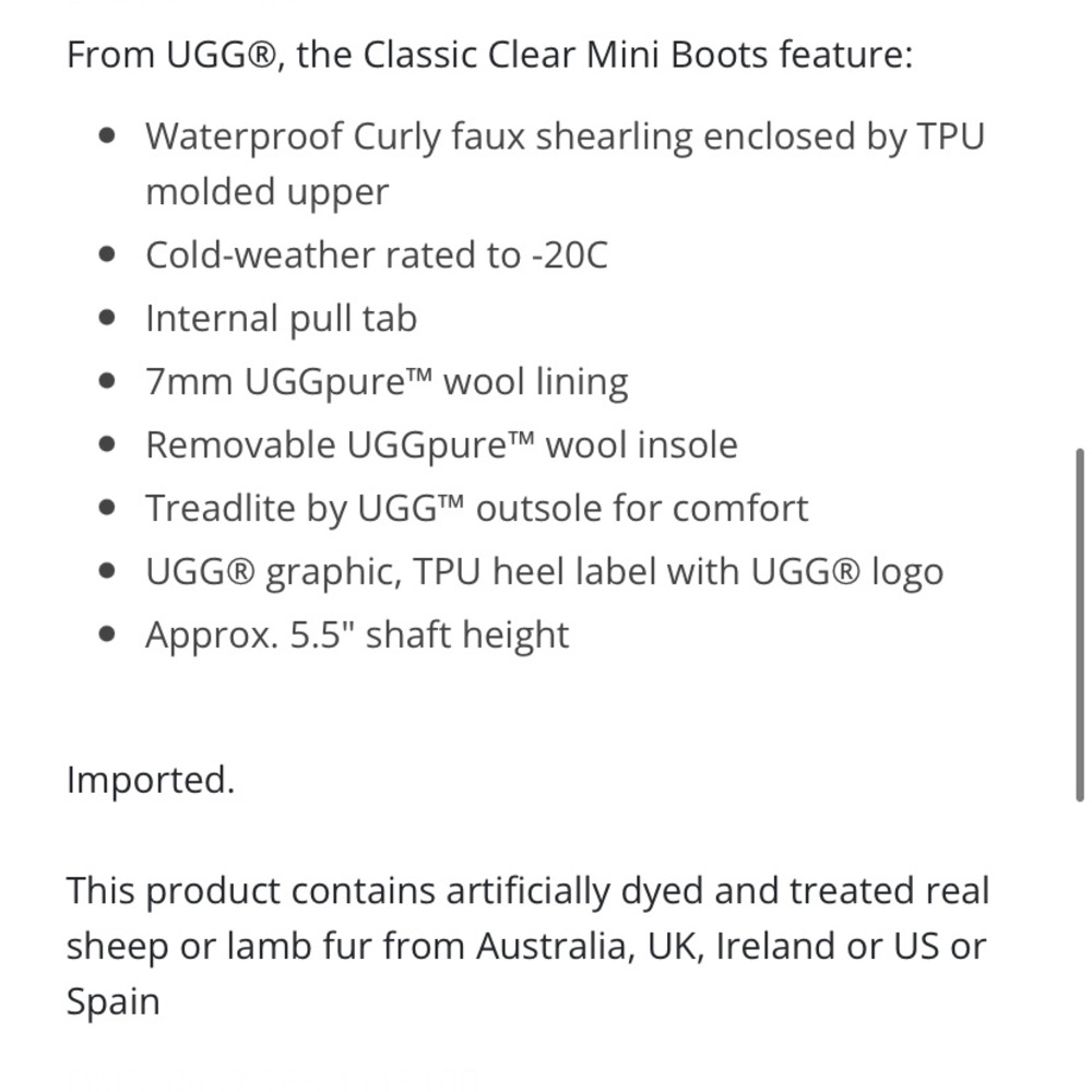 UGG® Classic Clear Mini Waterproof Winter Boot - Picture 4 of 11